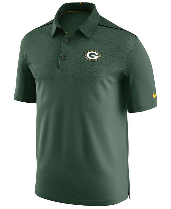 Nike Men's Green Bay Packers Elite Coaches Polo - Macy's