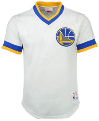Mitchell & Ness - Men's V-Neck Mesh Jersey Top