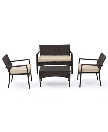 Noble House - Aldin 4-Pc. Chat Set, Quick Ship