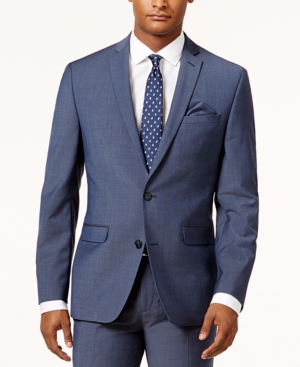 Bar Iii Men's Slim-Fit Active Stretch Wool Suit Jacket Created for Macy's