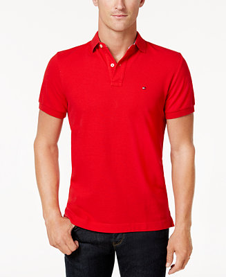 Tommy Hilfiger Men's Classic-Fit Ivy Polo, Created for Macy's & Reviews ...