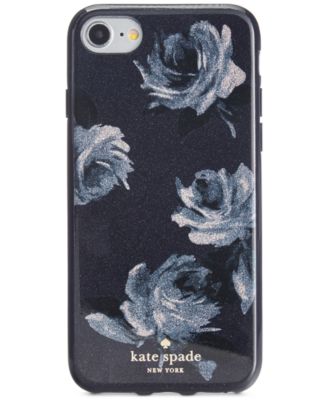 kate spade new york - Night Rose Glitter iPhone Case