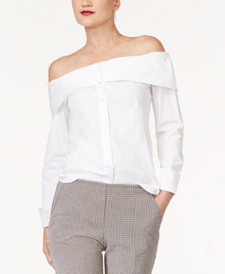 Trina Turk - Off-The-Shoulder Shirt