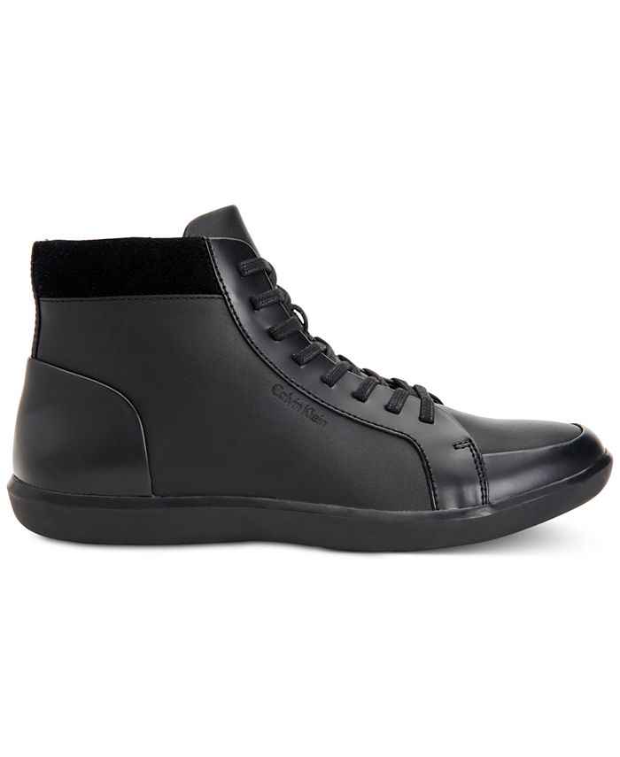 Calvin Klein Men's Malvern Box Leather Boots & Reviews - All Men's ...