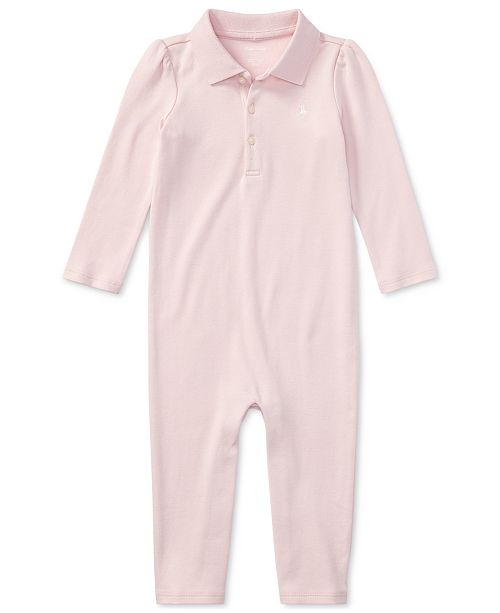 Polo Ralph Lauren Ralph Lauren Baby Girls Cotton Coverall