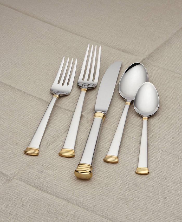 Gorham Lenox Eternal Gold 20Pc. Flatware Set, Service for 4 Macy's