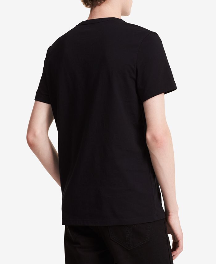 Calvin Klein Men's Distorted Exposure-Print T-Shirt & Reviews - T ...