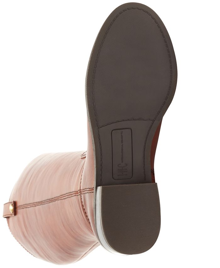 I.N.C. International Concepts Fawne Riding Leather Boots, Created for Macy's Macy's