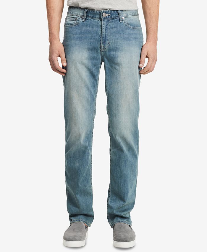 Calvin Klein Jeans Men's Big and Tall Stretch Straight Fit Jeans - Macy's