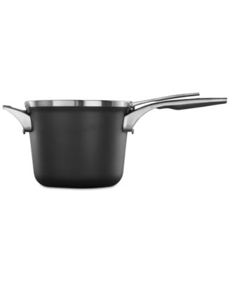 Calphalon - Premier Space-Saving Hard-Anodized Non-Stick 4.5-Qt. Saucepan & Lid