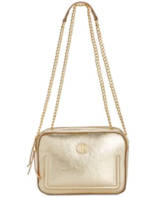 tommy hilfiger gold bag