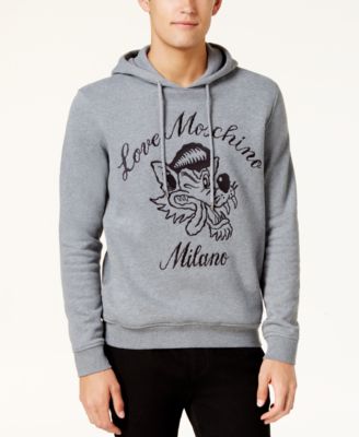 love moschino grey hoodie