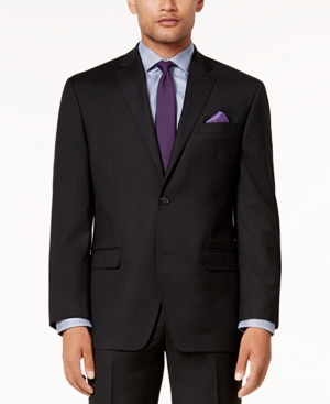 UPC 627729174241 product image for Sean John Men's Classic-Fit Stretch Solid Black Suit Jacket | upcitemdb.com