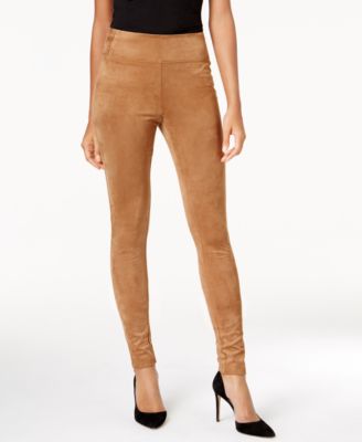 INC International Concepts - Faux-Suede Skinny Pants
