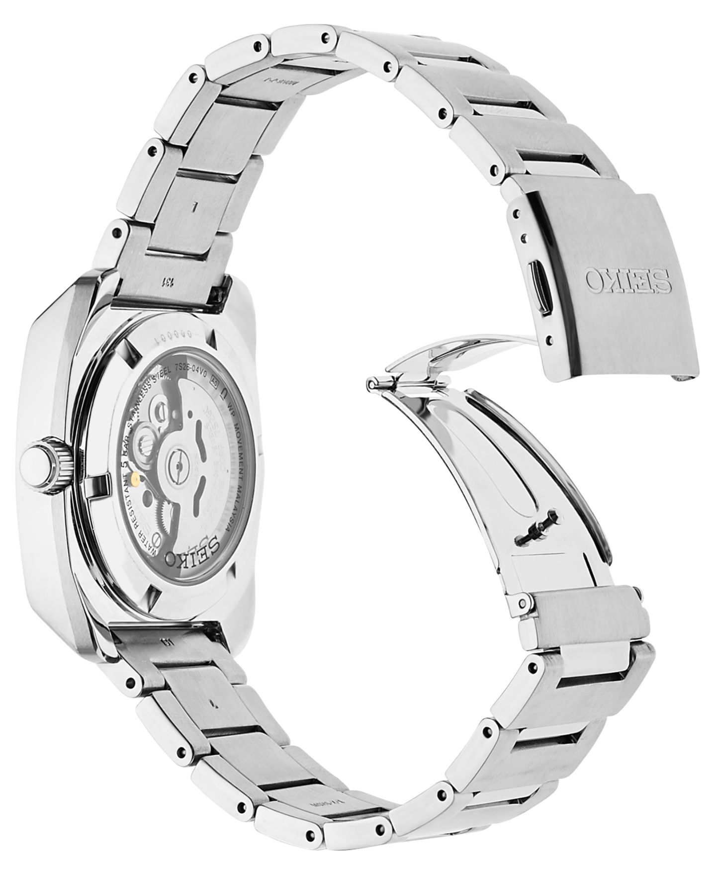 Мужские часы Seiko Automatic Recraft Series Stainless Steel Bracelet Watch 40mm — фото 3