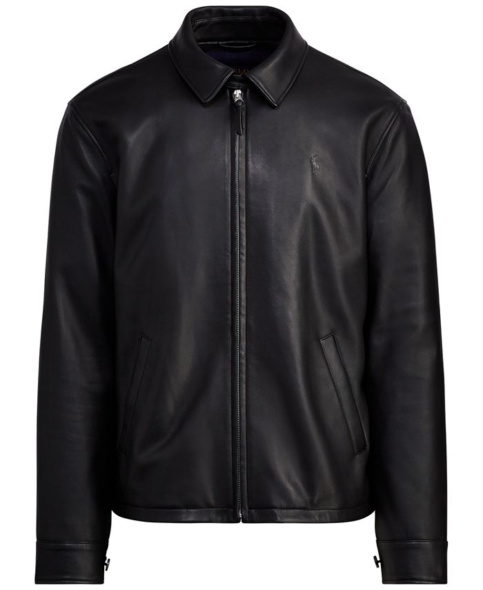 Polo Ralph Lauren Men's Leather Jacket & Reviews - Coats & Jackets - Men -  Macy's