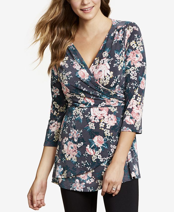 Jessica Simpson Wrap Nursing Top Macy's
