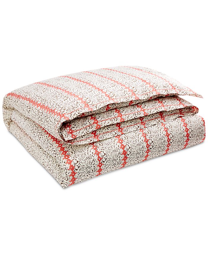 Lauren Ralph Lauren Yasmine Cotton Percale 200Thread Count 3Pc. Full/Queen Duvet Cover Set