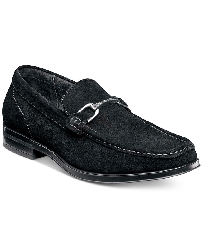 Stacy Adams Men's Newcomb Moc-Toe Slip-On with Bit - Macy's