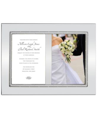 Lenox - Devotion Ring Double Invitation Frame