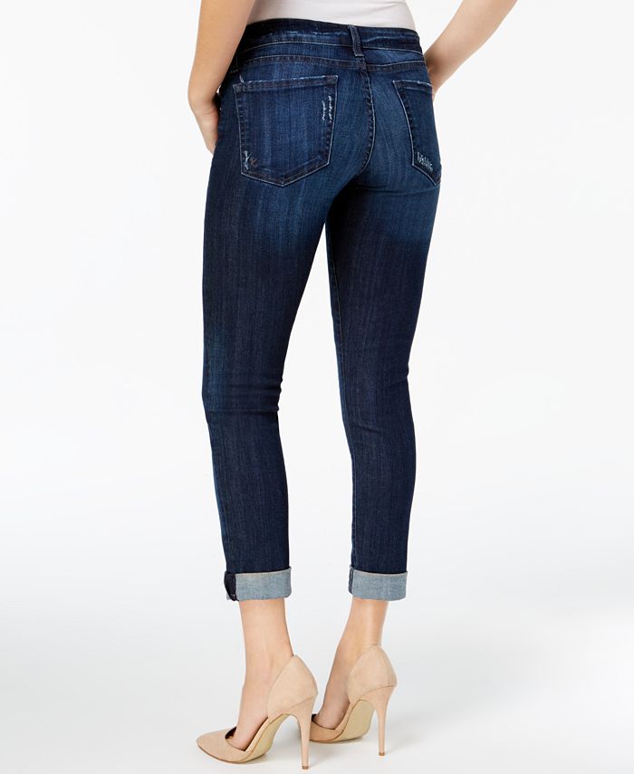 Kut from the Kloth Catherine Embroidered Boyfriend Jeans - Macy's