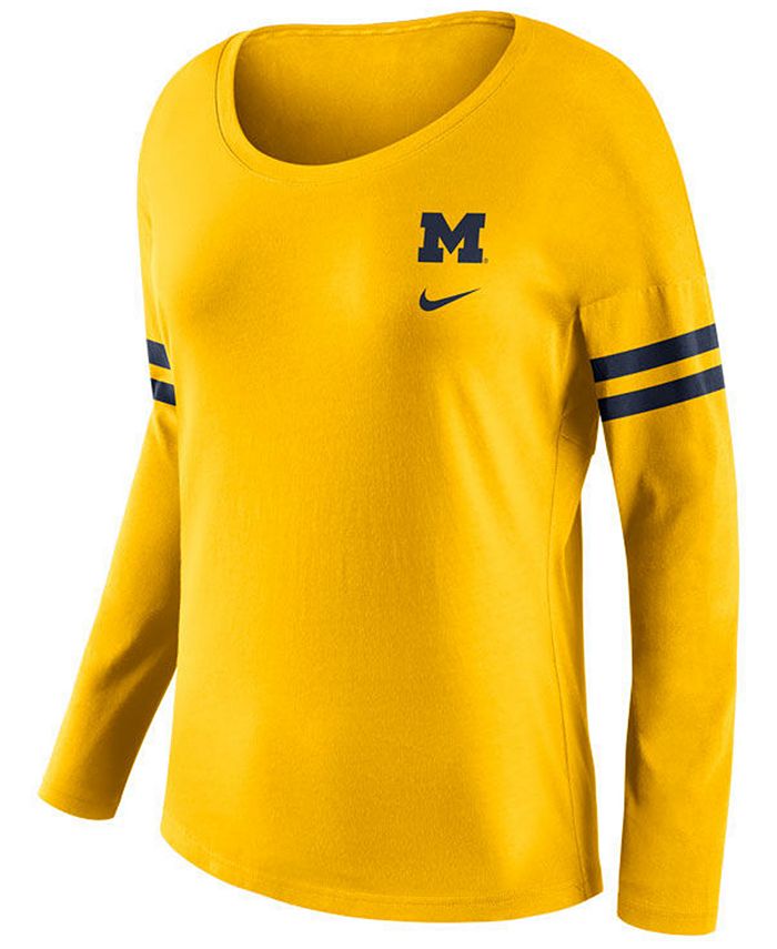 Nike Women's Michigan Wolverines Tailgate T-Shirt - Macy's