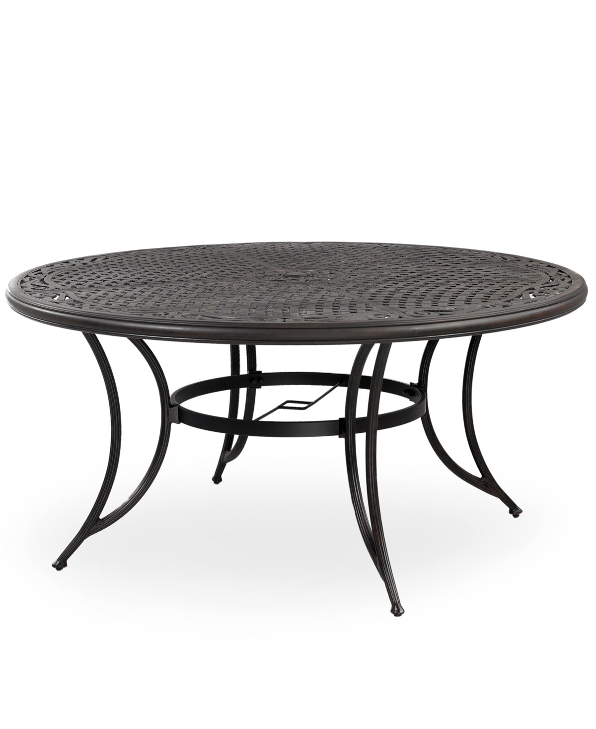 542795 48 Round Aluminum Outdoor Dining Table, Created fo sku 542795