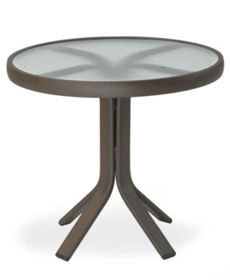 Oasis Outdoor Aluminum 20" Round End Table, Created for 