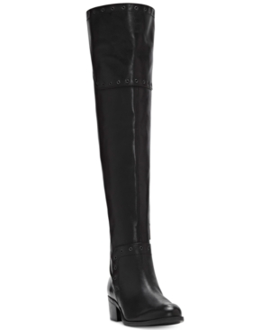 UPC 190955505696 product image for Vince Camuto Bestan Wide-Calf Grommet Over-The-Knee Boots Women's Shoes | upcitemdb.com