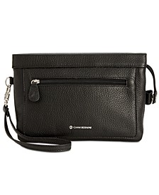Softy Leather Crossbody Wallet, Created for Macy's