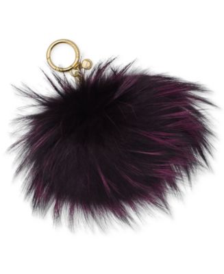 Michael Kors Large Fur Pom Pom Key Charm & Reviews - Handbags & Accessories  - Macy's
