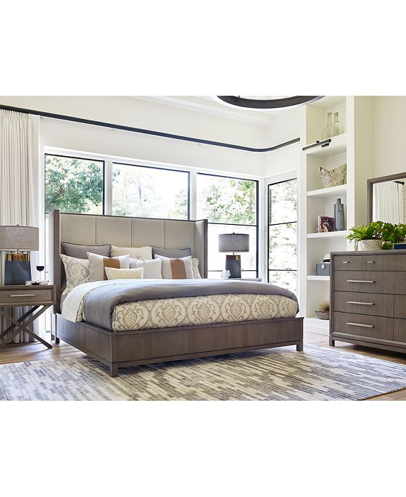 Furniture Rachael Ray Highline Upholstered Shelter Queen Bed & Reviews