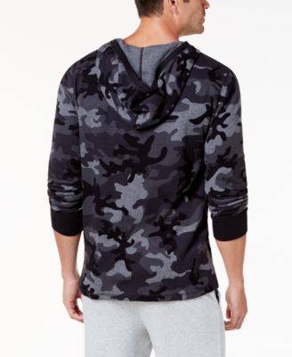 Polo Ralph Lauren Men's Camo Quarter-Zip Thermal Hoodie