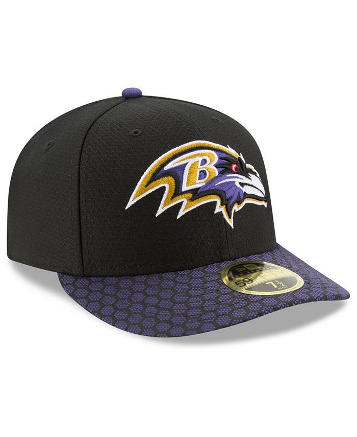New Era Baltimore Ravens Sideline Low Profile 59FIFTY Fitted Cap - Macy's