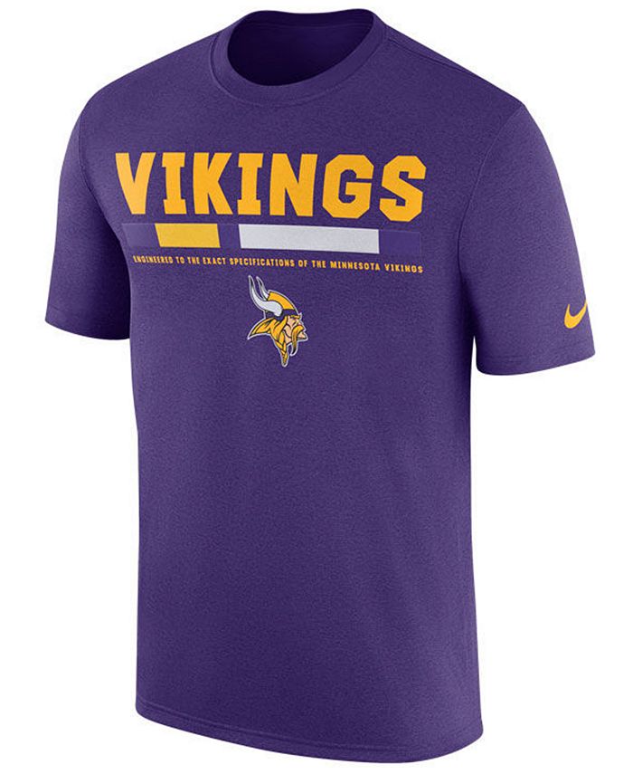 Nike Men's Minnesota Vikings Legend Staff T-Shirt & Reviews - Sports ...