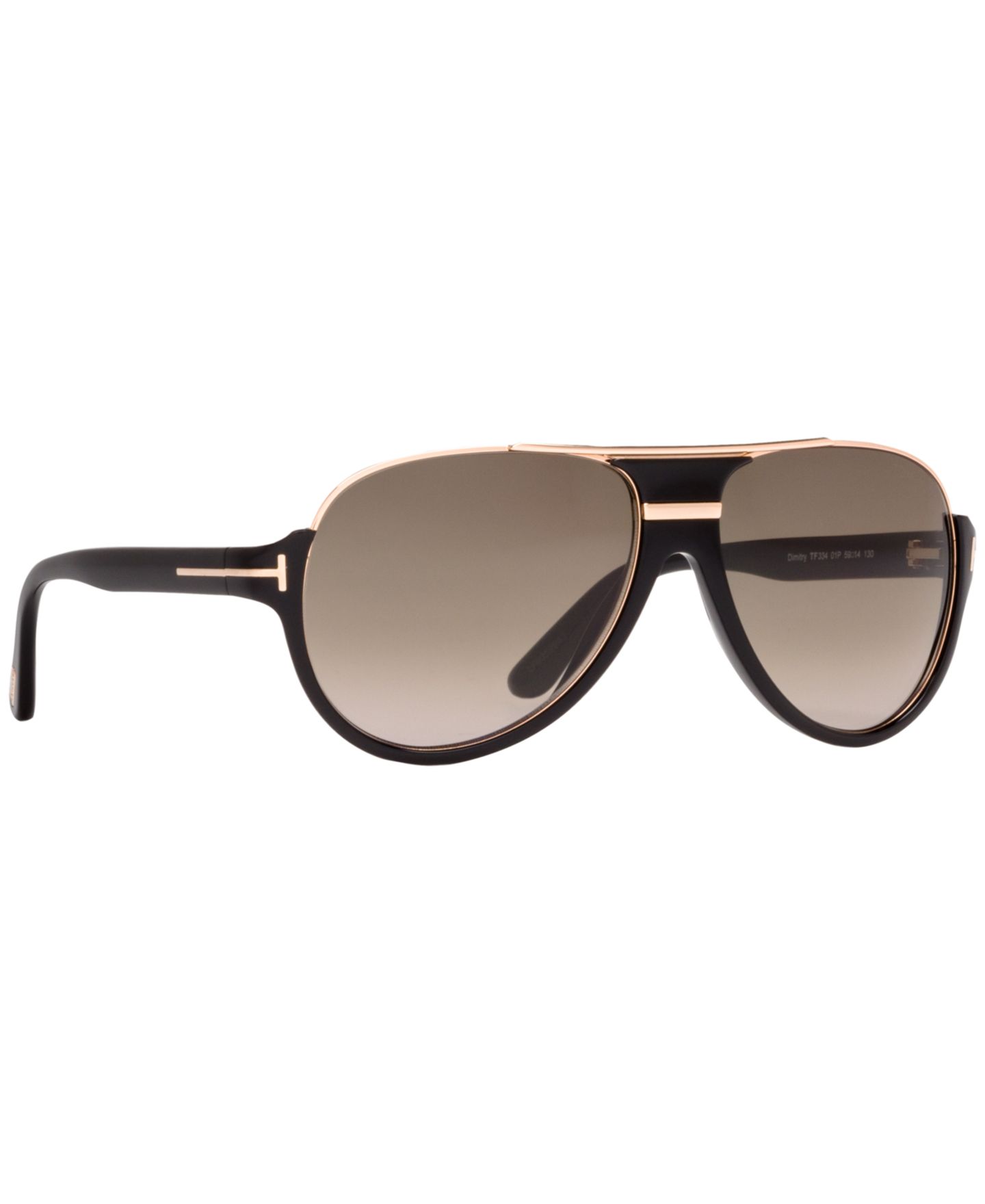 Женские солнцезащитные очки Tom Ford Dimitry Sunglasses, FT0334, цвет: Чёрный / Зелёный градиентный — фото 6