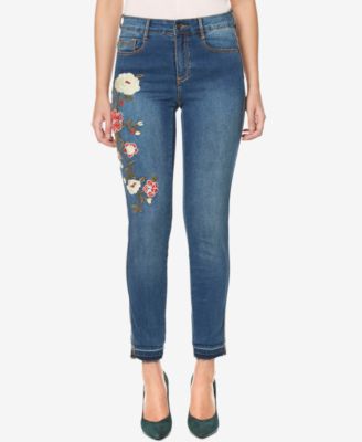 Buffalo David Bitton - Hope Embroidered Skinny Ankle Jeans