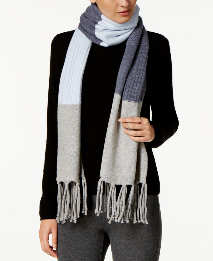 Vince Camuto Colorblock Knit Scarf Macy's