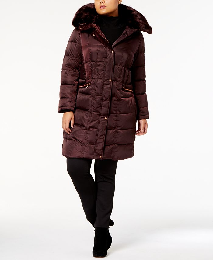 Vince camuto plus size coats on sale