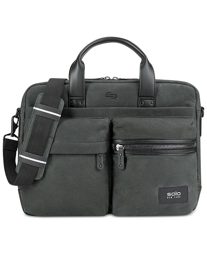 Solo Men's Hamish Waxed Cotton Briefcase Macy's