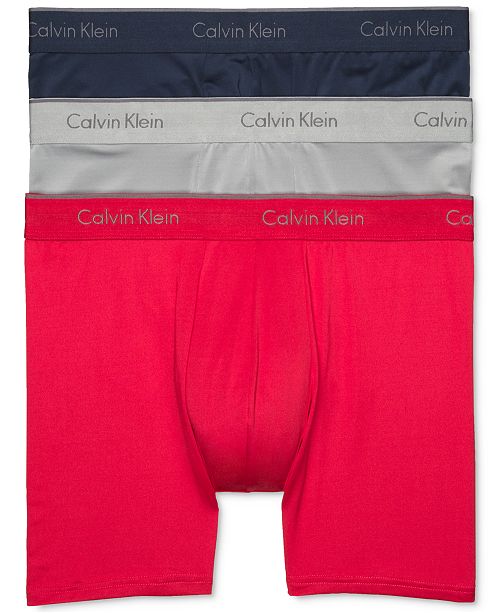 Calvin Klein Men's Microfiber Stretch Boxer Brief 3Pack Underwear