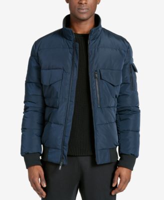 dkny quilted bomber