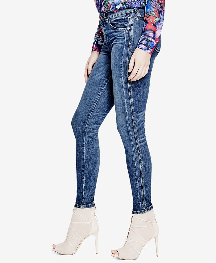 Jeans Guess Eco Brenda Mid - Rise Skinny Mujer | Envío Gratis