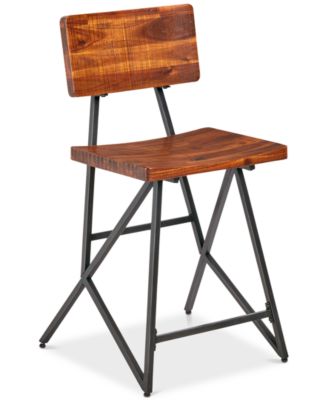 Furniture - Trestle Counter Stool, Quick Ship