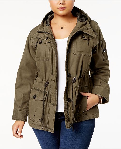 Levi's Plus Size Utility Jacket Jackets & Blazers Plus Sizes Macy's