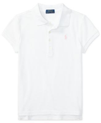 polo white shirt for ladies