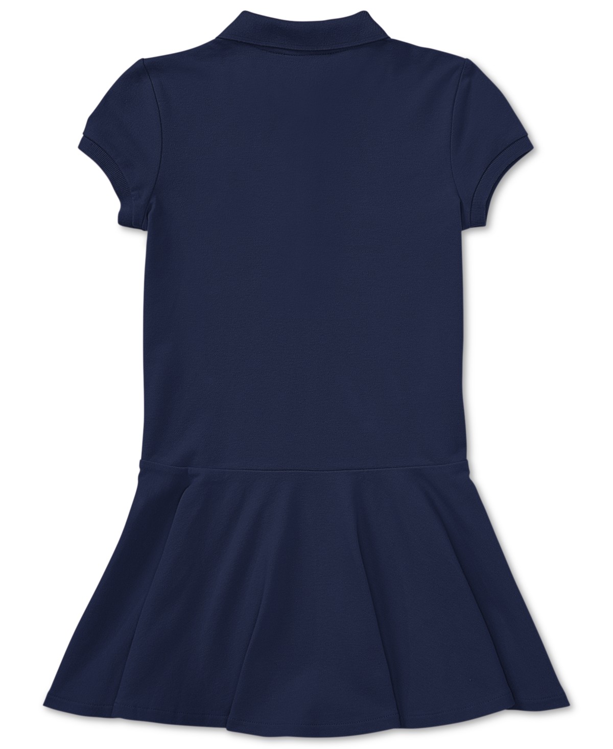Детские Polo Ralph Lauren Girls' 2T-6X Cotton Mesh Stretch Short-Sleeve Polo Dress — фото 3