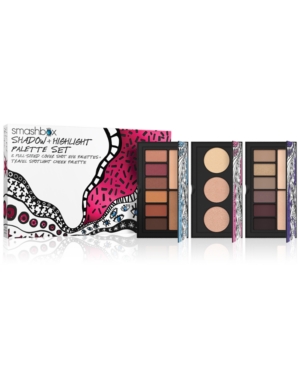 UPC 607710060968 product image for Smashbox 3-Pc. Drawn In Decked Out Shadow + Highlight Palette Set | upcitemdb.com