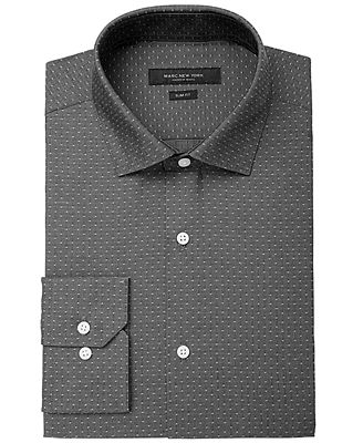 wrinkle free slim fit dress shirt