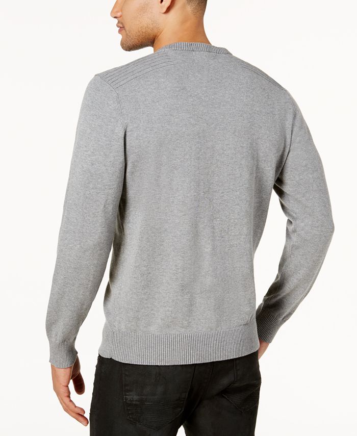 INC International Concepts I.N.C. Men's Intarsia Knit Snake Sweater, Created for Macy's Macy's